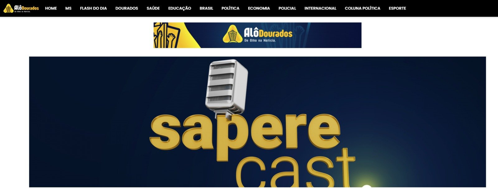 Professor Wander Medeiros estreia “sapere cast” em Dourados